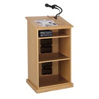 Lectern with Sound - Back View