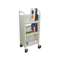 17"W x 13"D x 42"H - Putty Finish - 3 Shelves
