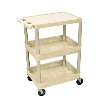 24"W x 18"D Polyethelene Tub Utility Carts