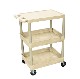 24"W x 18"D Polyethelene Tub Utility Carts