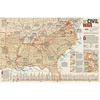 Battles of the Civil War Wall Map