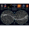 The Heavens Wall Map - Space