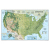United States Physical Wall Map
