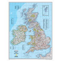 Britian and Ireland Wall Map