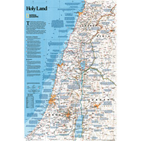 Holy Land, 2-Sided Wall Map