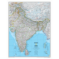 India Wall Map