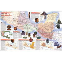 Mesoamerica, 2-Sided Wall Maps