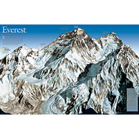 Mount Everest/Himalayas Wall Maps