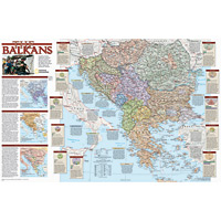 The Balkans Wall Map