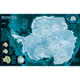 Antarctica, 1-Sided Satellite Wall Map