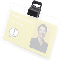 Gripper Card Holder, Black, 25 per Box