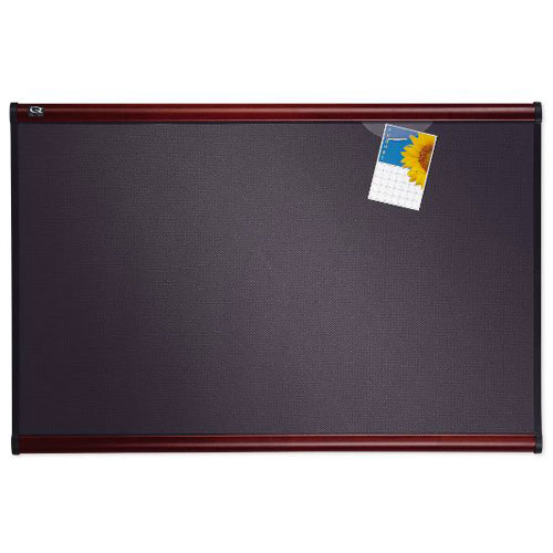Quartet® Prestige® Grey Diamond Mesh Fabric Bulletin Boards