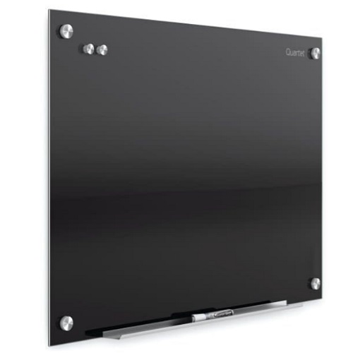 Infinity Magnetic Black Glass Dry-Erase Board