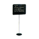 Quartet&reg; Adjustable Single Pedestal Magnetic Letter Boards