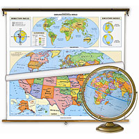 Discovery Map and Globe Combos (Grades 2-3)