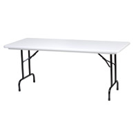 Plastic Resin Top Banquet Tables