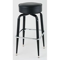 Standard Seat Black Square Frame Bar Stools