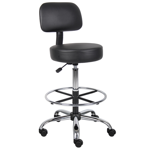 Medical / Drafting Stools with Black Caressoft™