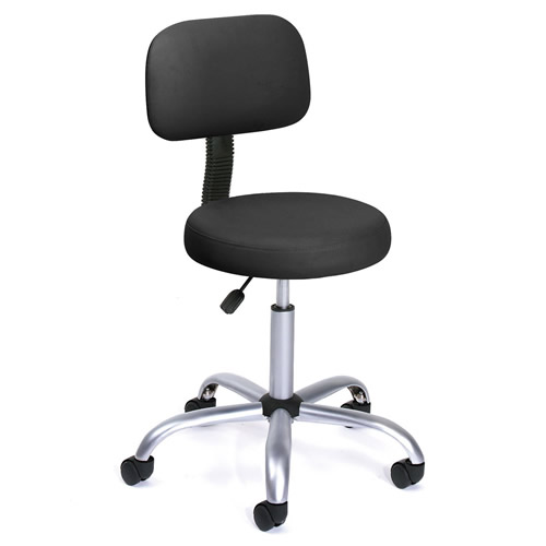 Medical / Drafting Stools with Black Caressoft™