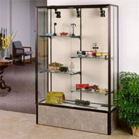 Monarch Series Aluminum Frame Display Cases