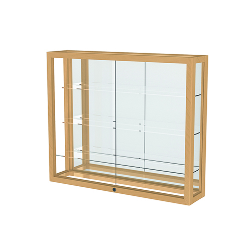 890MWBH Wood Display Case, Wall Mount Heirloom Series 890, 36"L x 30