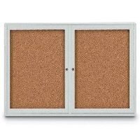 Outdoor Radius Edge Enclosed Corkboards