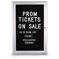 Radius Framed Letterboards