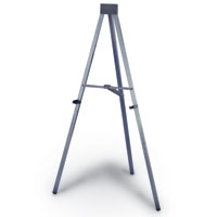 Durable Riveted Easel, Aluminum Frame