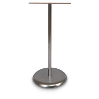 Pedestal Base, Chrome Finish, 36"H