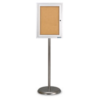 Enclosed Pedestal Corkboards