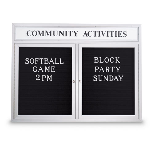 Indoor Enclosed Letterboards
