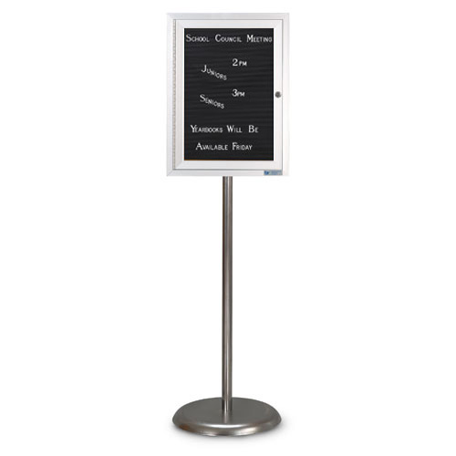 Enclosed Pedestal Letterboards
