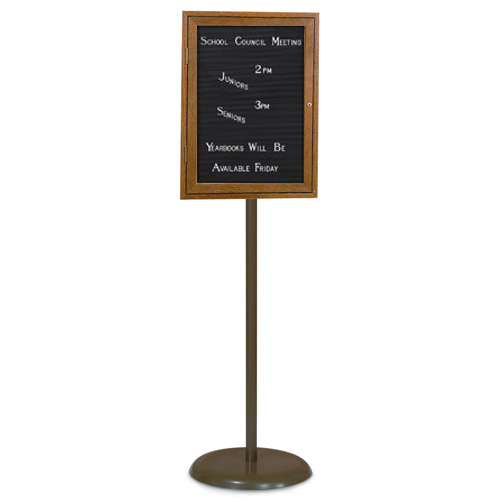 Enclosed Pedestal Letterboards