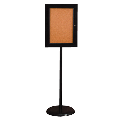 Enclosed Pedestal Corkboards