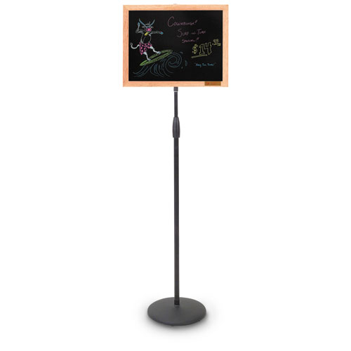 Black Dry Erase Pedestal Boards