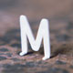 Close Up of Tabbed Letters
