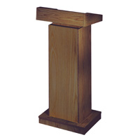 Adjustable Orator Non-Sound Floor Lectern