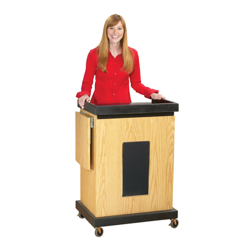 Smart Cart Lectern: Computer Laptop Lectern