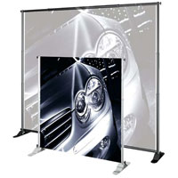 Adjustable Width Large/Grand Format Banner Stands