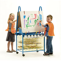 Primary Double Sided Art Easel