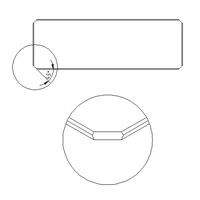 45° Beveled Edge Slides