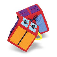 Learn to Dress Cube, 8"H x 8"W x 8"D