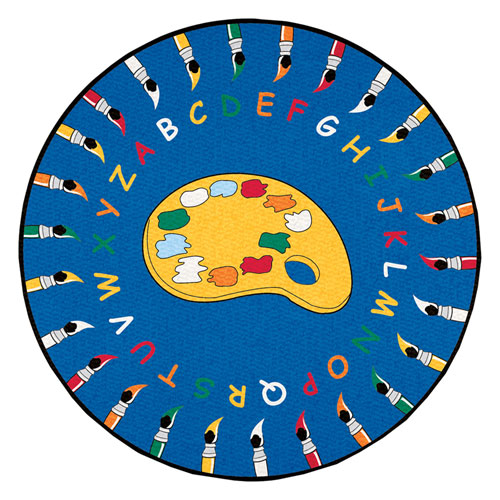 ABC Paintbrush Learning Carpets and Rugs ABC Paintbrush Learning Carpets and Rugs