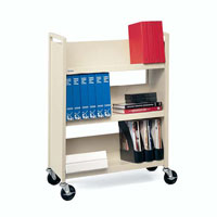 L327 Single-Sided Book Trucks