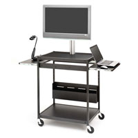 TC12FC Flat Panel Open-Shelf Carts