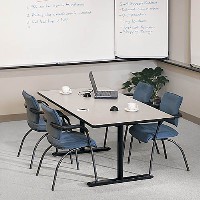 Grey Nebula Rectangular Table