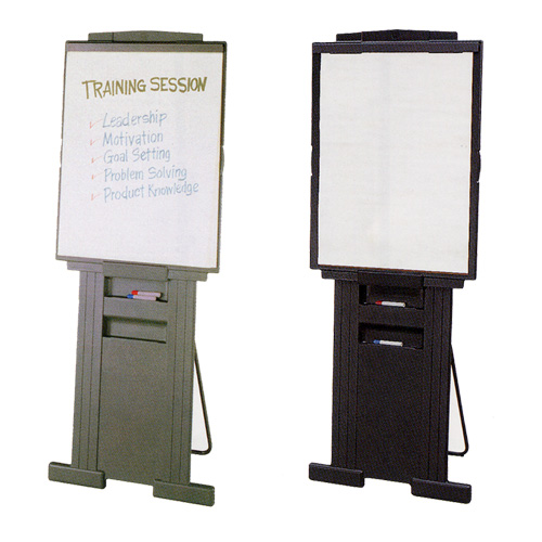 Quartet 200E Duramax Portable Presentation Easel, Whiteboard/Flipchart  Holder, Gray 