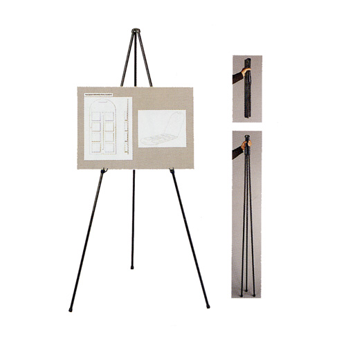 Quartet Instant Easel - Black, Heavy Duty, 63