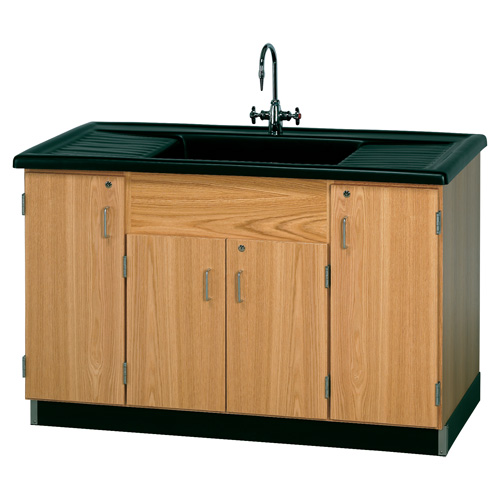 Clean Up Sink 55 1 2in W X 28in D X 36 1 2in H Polyolefin Top