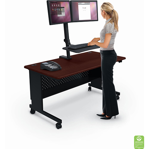 Up Rite Desk Mounted Sit Stand Workstation Monitor Mount Canada